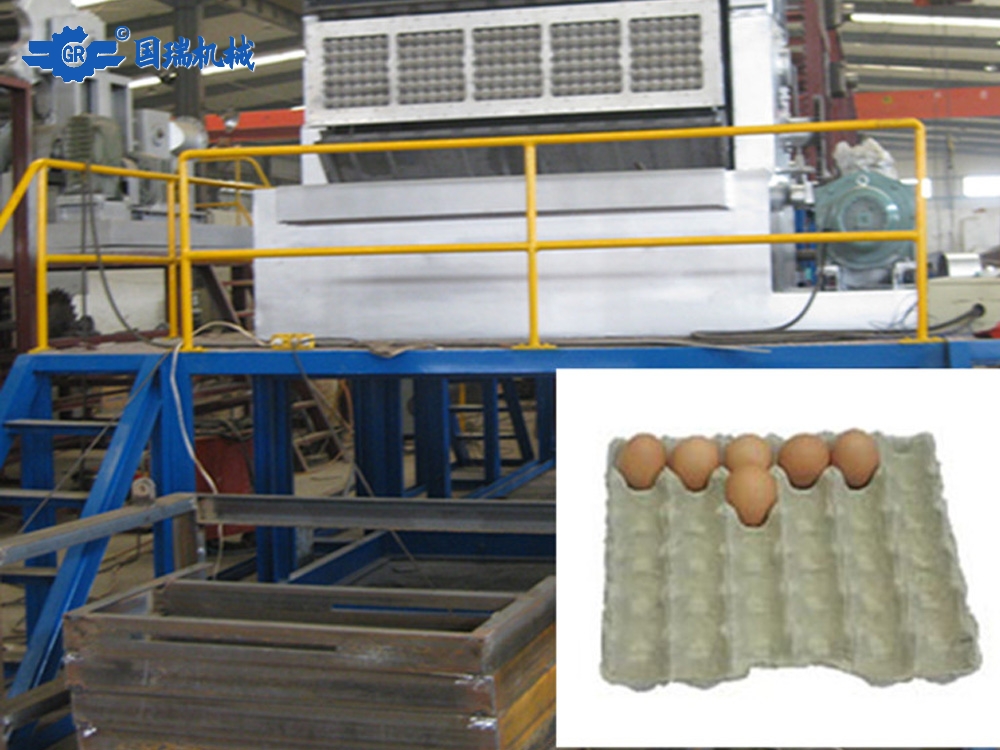 Egg tray machine