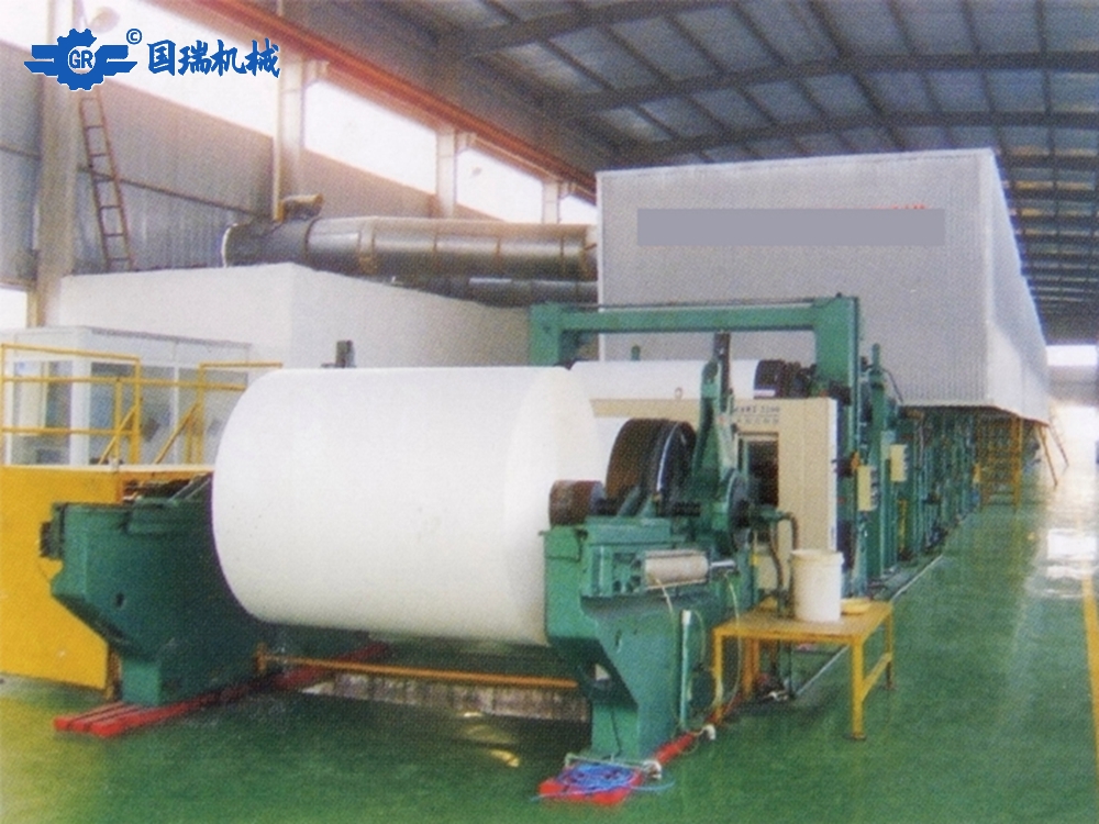 Writing paper machine